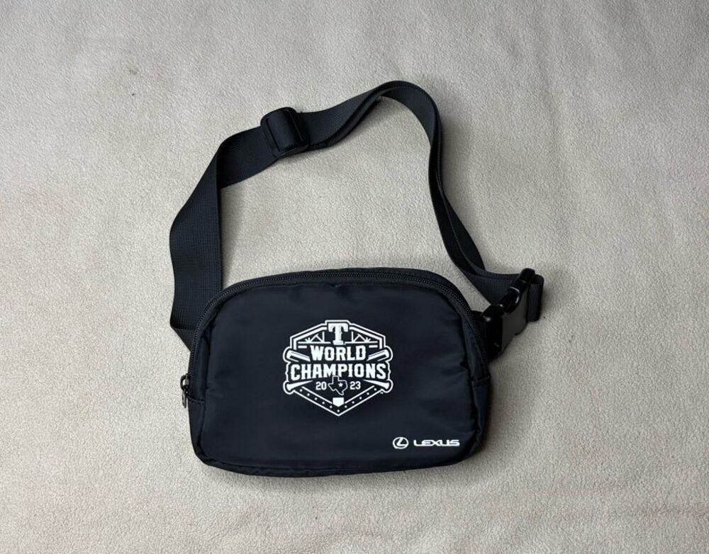 Texas Rangers World Champions 2023 Lexus Club Exclusive Fanny Pack MLB